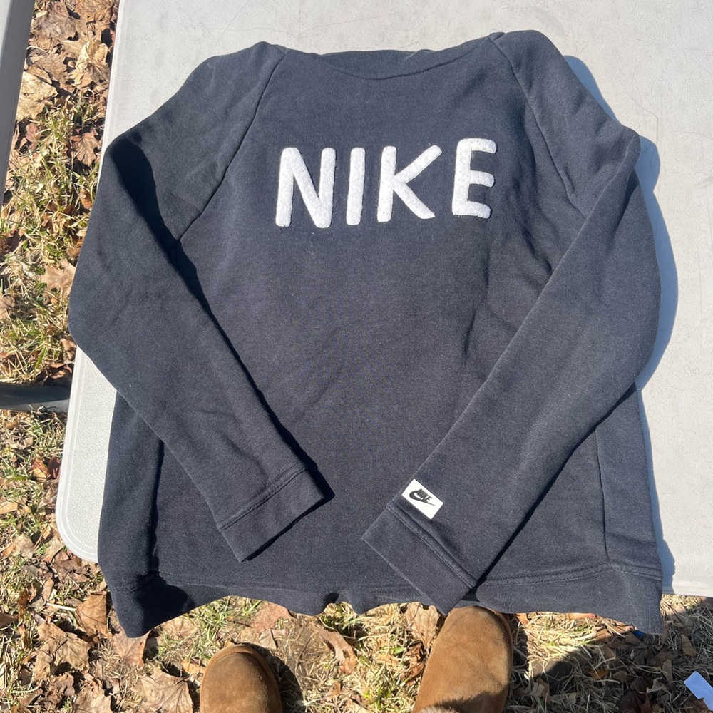 Nike Black Sweatshirt with White NIKE Script